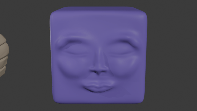 Animation showing a person getting punched in the face in slow motion.